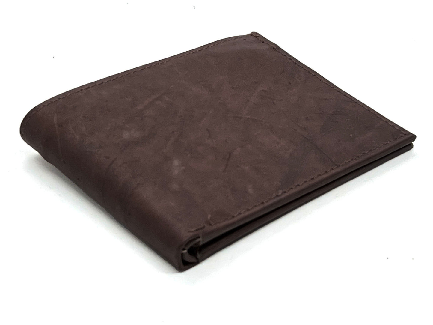 RFID Blocking Men's Leather Thin Bifold Front Pocket Wallet