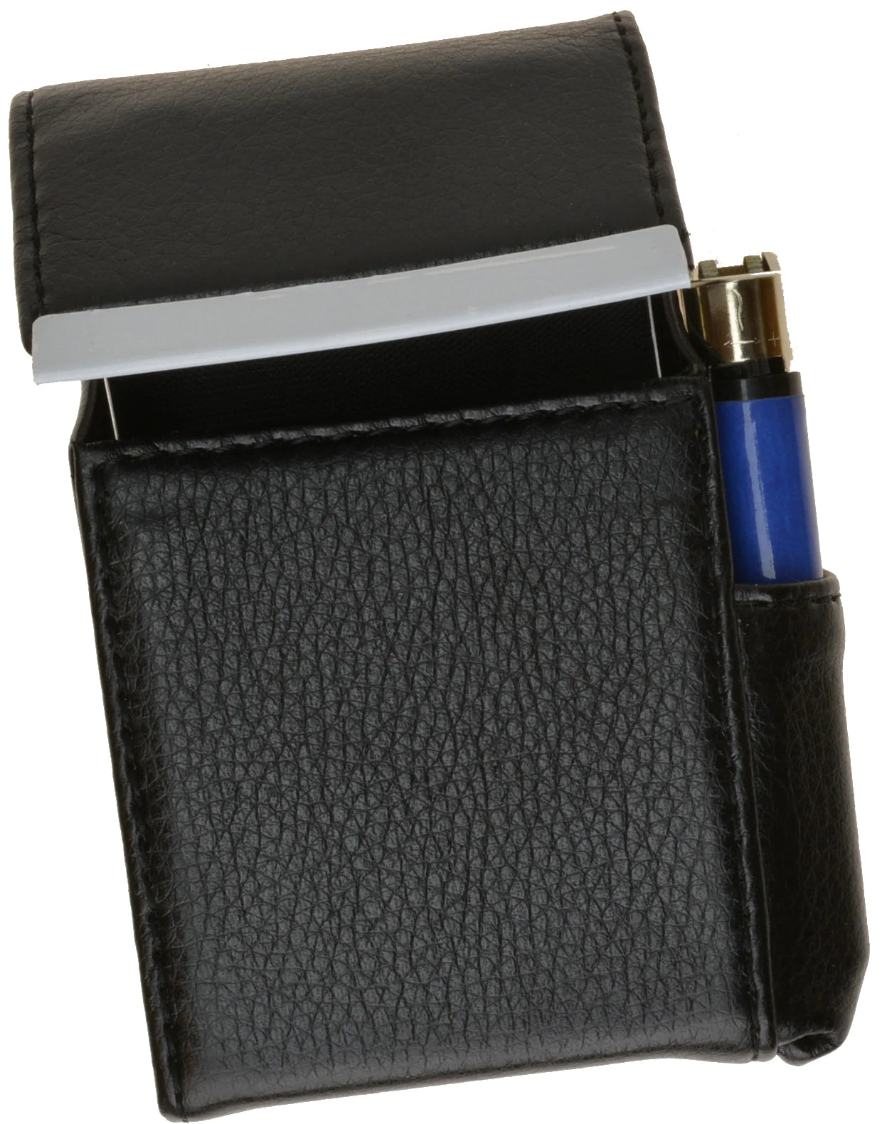 Genuine Leather Cigarette Hard Case Small Lighter Holder New