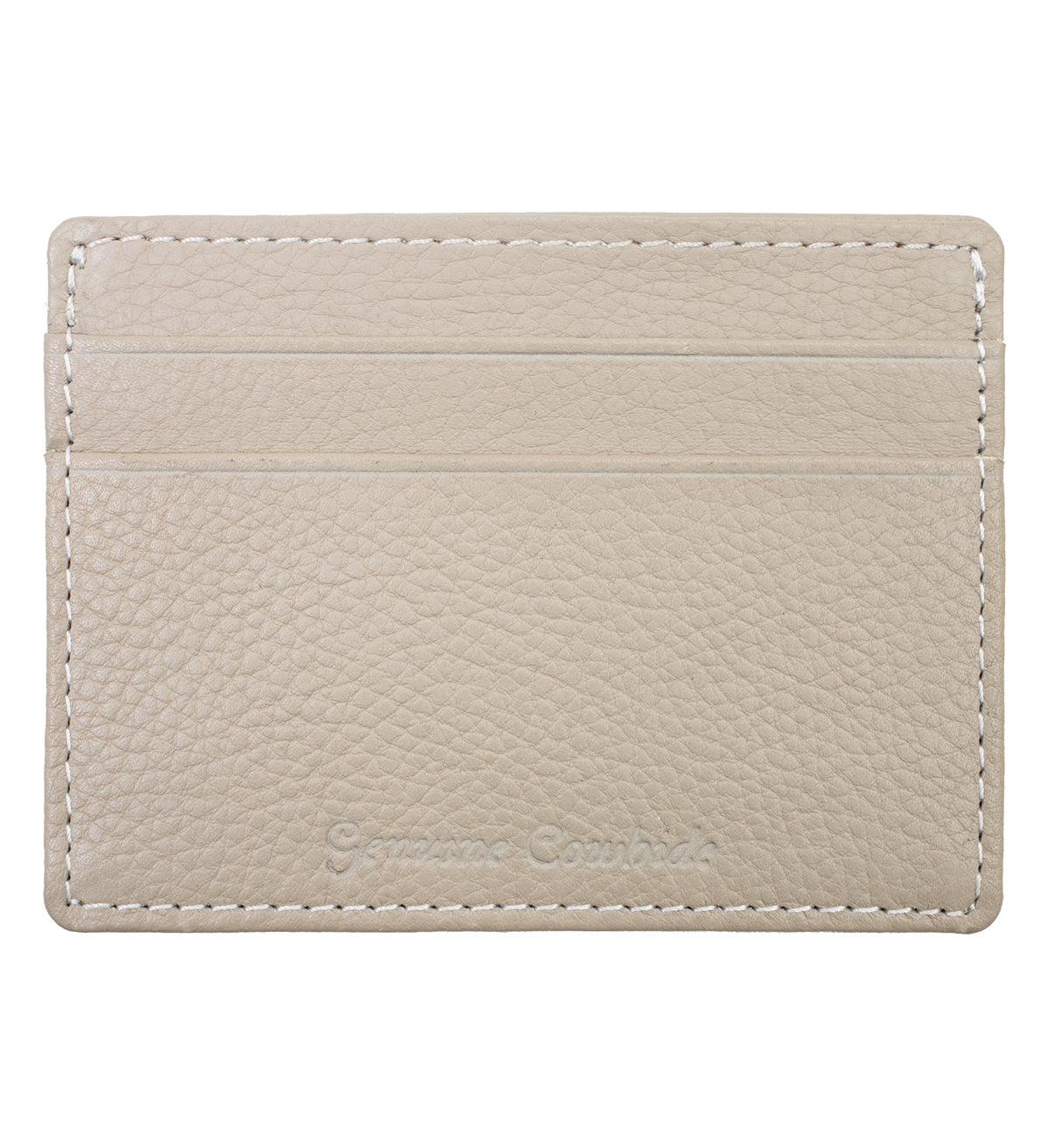 RFID Blocking Genuine Leather Slim Wallet 2 Credit Card Case Minimalist Front Pocket ID Holder