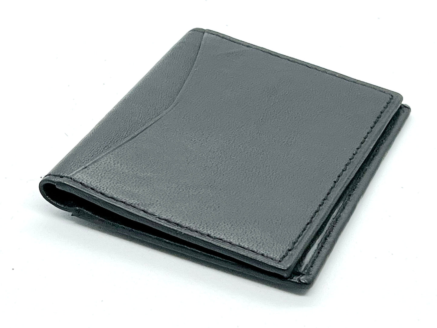 Genuine Leather Leather Credit Card Mini Wallet Bifold Driver's License Holder