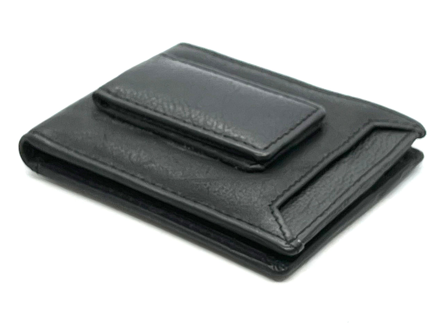 RFID Blocking Leather Slim Men's Bifold Magnetic Money Clip ID Card Holder Wallet