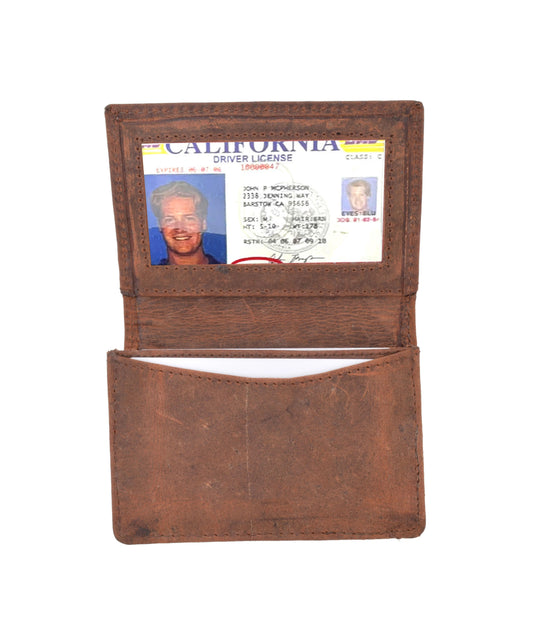 RFID Blocking Genuine Leather Men's Bifold Wallet Credit Card Holder High Capacity Case