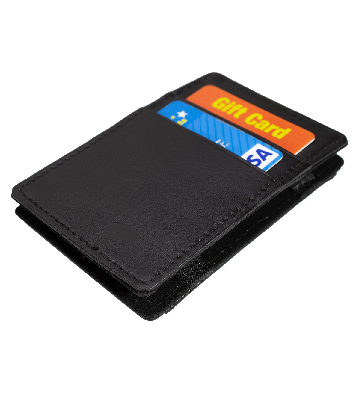 Genuine Leather Magic Wallet Slim Card Billfold Holder