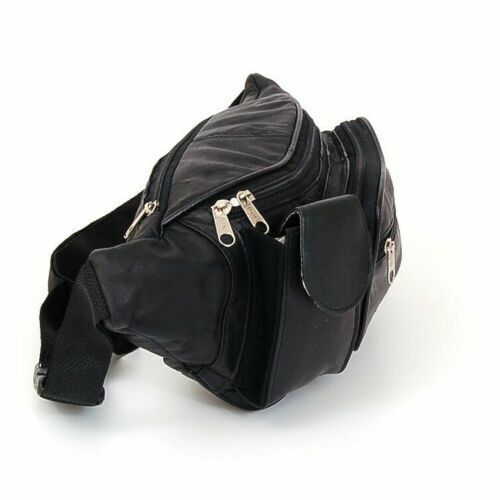 Genuine Leather Fanny Pack Waist Phone Pouch Travel Hip Jogger Belt Bag For Men Women